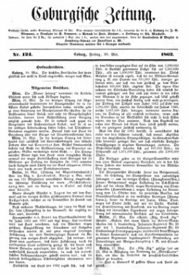 Coburger Zeitung Freitag 30. Mai 1862