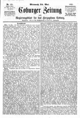 Coburger Zeitung Mittwoch 24. Mai 1865