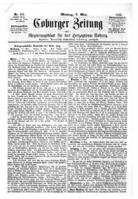 Coburger Zeitung Montag 7. Mai 1866