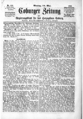 Coburger Zeitung Montag 14. Mai 1866