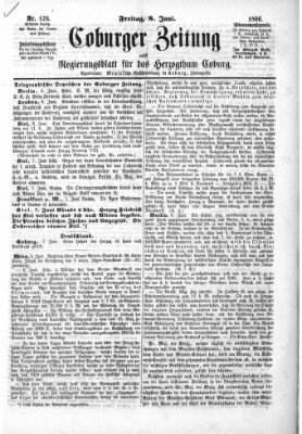 Coburger Zeitung Freitag 8. Juni 1866