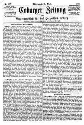 Coburger Zeitung Mittwoch 6. Mai 1868