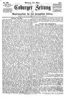 Coburger Zeitung Montag 11. Mai 1868