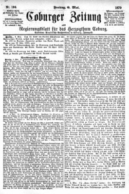 Coburger Zeitung Freitag 6. Mai 1870