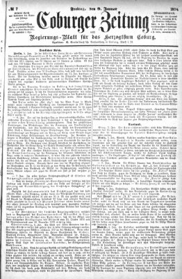 Coburger Zeitung Freitag 9. Januar 1874