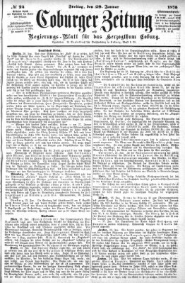 Coburger Zeitung Freitag 29. Januar 1875