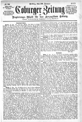 Coburger Zeitung Freitag 19. Januar 1877