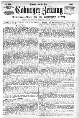 Coburger Zeitung Dienstag 8. Mai 1877