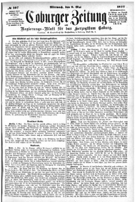 Coburger Zeitung Mittwoch 9. Mai 1877