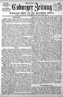 Coburger Zeitung Montag 8. Mai 1882