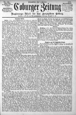 Coburger Zeitung Samstag 7. Oktober 1882