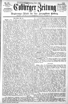 Coburger Zeitung Freitag 9. Mai 1884