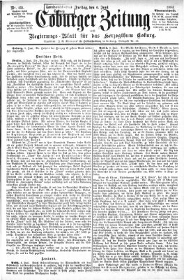 Coburger Zeitung Freitag 6. Juni 1884