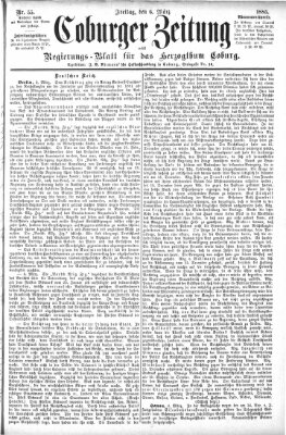 Coburger Zeitung Freitag 6. März 1885