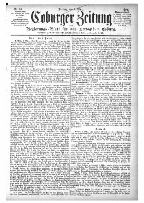 Coburger Zeitung Freitag 5. März 1886