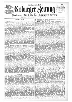 Coburger Zeitung Freitag 8. Juni 1888