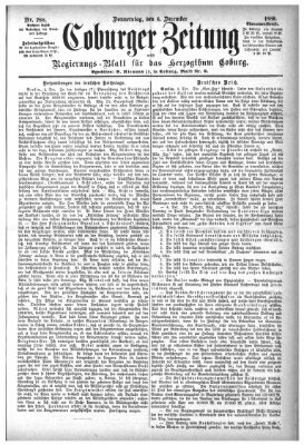 Coburger Zeitung Donnerstag 6. Dezember 1888