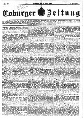 Coburger Zeitung Dienstag 9. Mai 1899