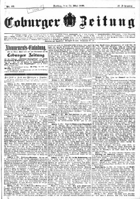 Coburger Zeitung Freitag 26. Mai 1899