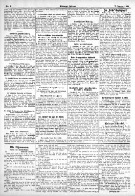 Coburger Zeitung Freitag 7. Januar 1916