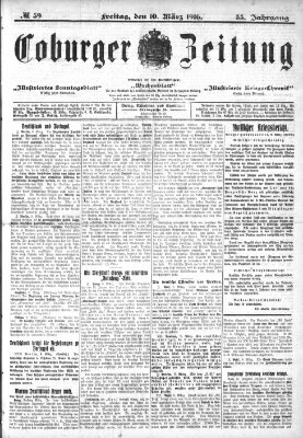 Coburger Zeitung Freitag 10. März 1916