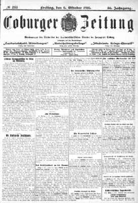 Coburger Zeitung Freitag 6. Oktober 1916