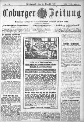 Coburger Zeitung Mittwoch 4. April 1917