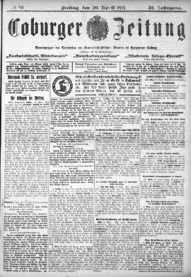 Coburger Zeitung Freitag 20. April 1917