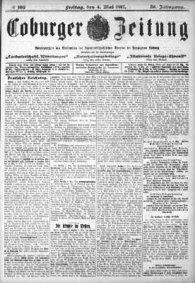 Coburger Zeitung Freitag 4. Mai 1917