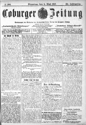 Coburger Zeitung Dienstag 8. Mai 1917