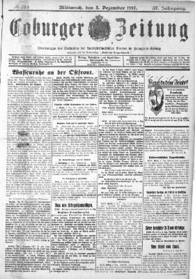 Coburger Zeitung Mittwoch 5. Dezember 1917