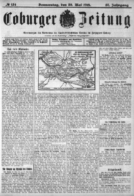 Coburger Zeitung Donnerstag 30. Mai 1918