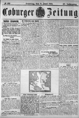 Coburger Zeitung Sonntag 9. Juni 1918