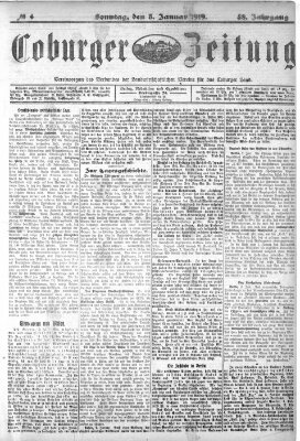 Coburger Zeitung Sonntag 5. Januar 1919