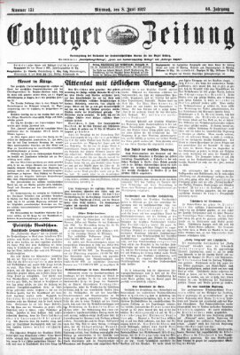 Coburger Zeitung Mittwoch 8. Juni 1927