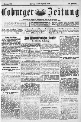 Coburger Zeitung Freitag 21. Dezember 1928