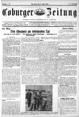 Coburger Zeitung Tuesday 9. June 1931