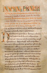 Cozroh-Codex: Beginn der Urkunden <br/>Bischof Hittos auf fol. 187.