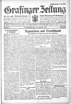 Grafinger Zeitung Montag 9. Januar 1928