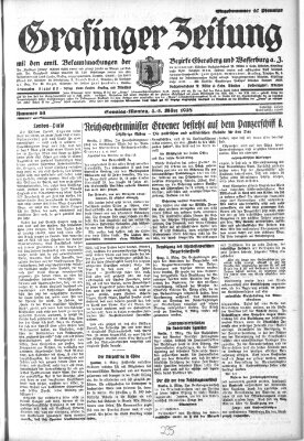 Grafinger Zeitung Montag 5. März 1928