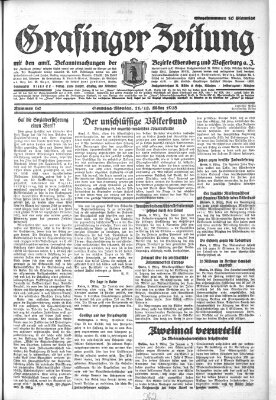 Grafinger Zeitung Sonntag 11. März 1928