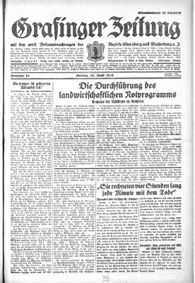 Grafinger Zeitung Freitag 20. April 1928