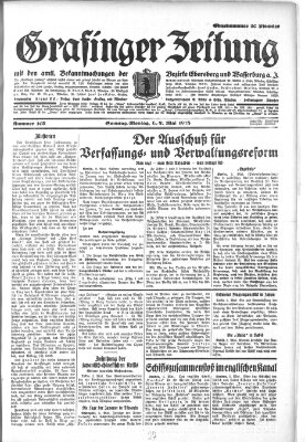 Grafinger Zeitung Sonntag 6. Mai 1928