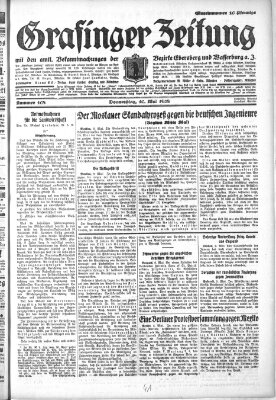 Grafinger Zeitung Donnerstag 10. Mai 1928