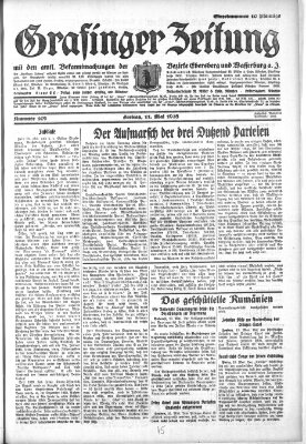 Grafinger Zeitung Freitag 11. Mai 1928