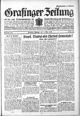 Grafinger Zeitung Sonntag 13. Mai 1928