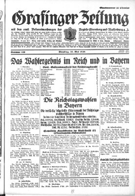 Grafinger Zeitung Dienstag 22. Mai 1928