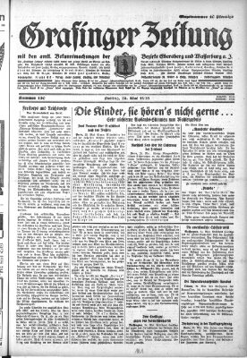 Grafinger Zeitung Freitag 25. Mai 1928