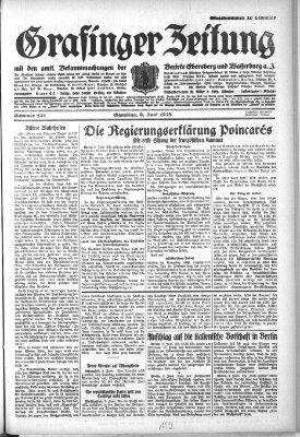 Grafinger Zeitung Samstag 9. Juni 1928