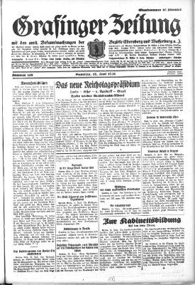 Grafinger Zeitung Samstag 16. Juni 1928